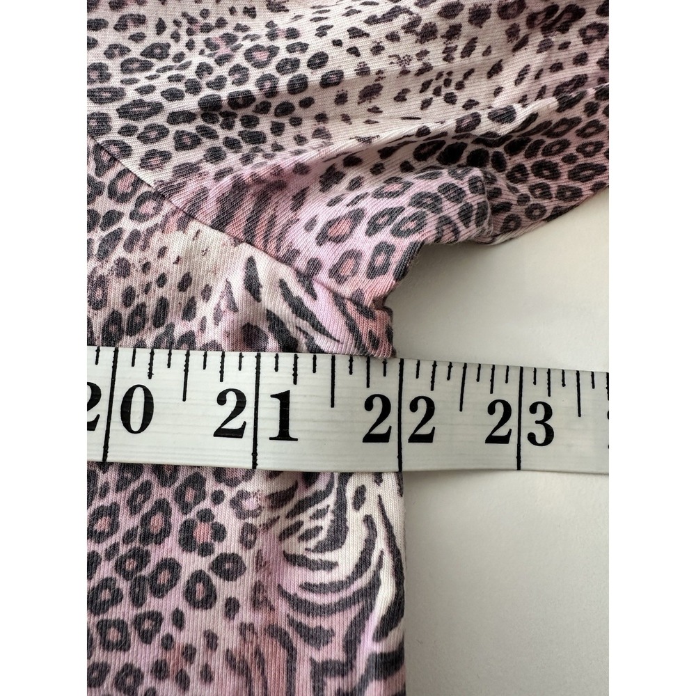 New SKIMS Sleep Set Medium Bloom Mini Multi Animal Pink Pajama Set Long Sleeve - Picture 7 of 16